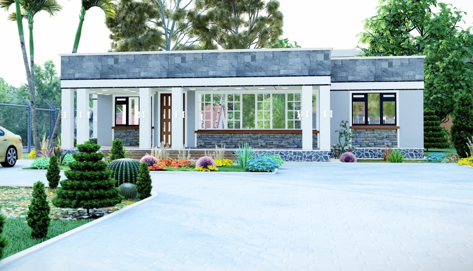 3-Bedroom Hidden Roof Bungalow — 221 m²